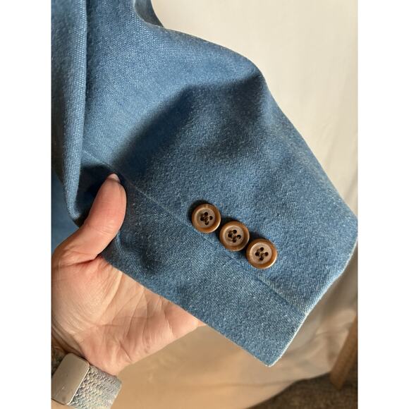 VTG Levis Panatela Mens 48R Denim Western Blazer 70s Retro Jacket - Picture 3 of 9